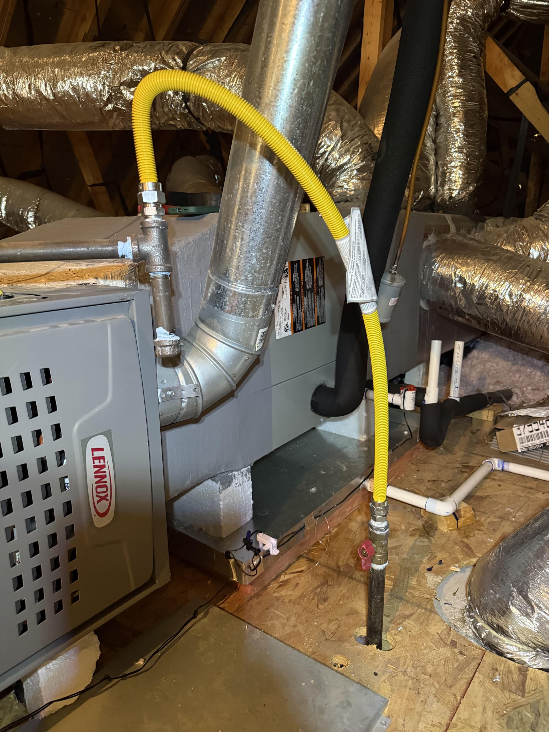 Gallery photos for Ensuring HVAC Safety by Fixing a Leaking Gas Line: Image #2