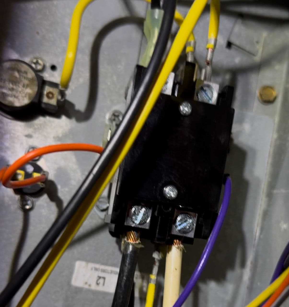 Gallery photos for Thermostat Revived with Quick Contactor Replacement: Image #1